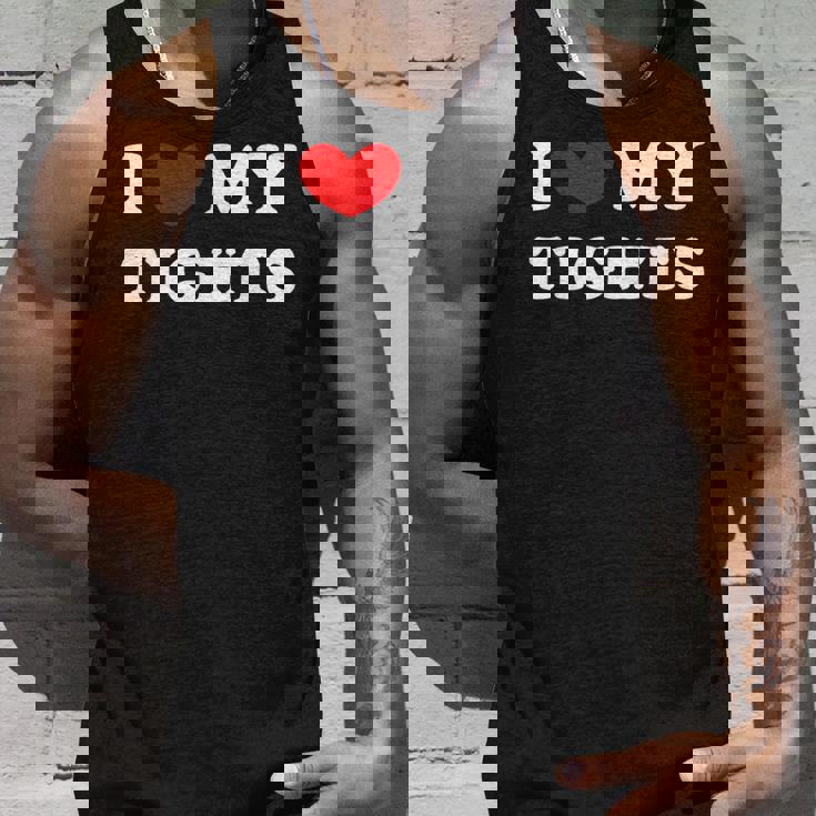 I Love My Tights タイツが大好き タンクトップ 彼への贈り物