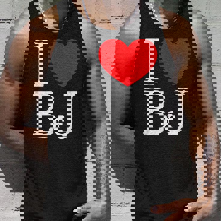 I Love ハート Bj タンクトップ 彼への贈り物