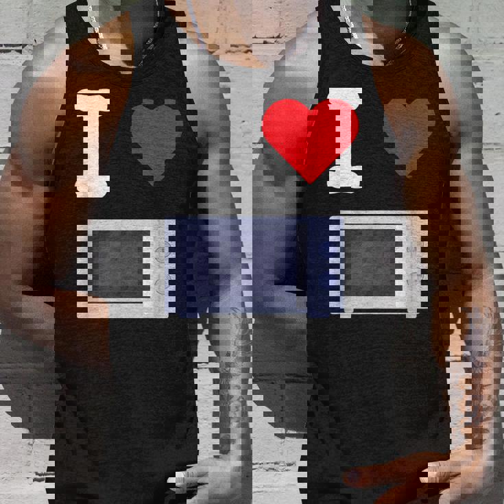 I Love 電子レンジ オーブン 料理 暖房 食品 キッチン 家電 タンクトップ 彼への贈り物