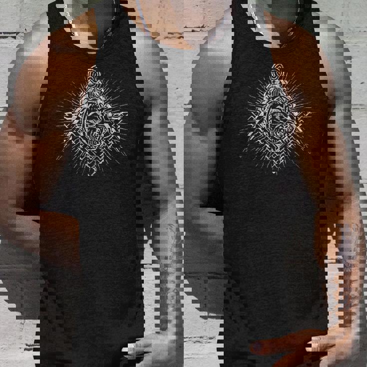 Masonic スクエア&コンパス フリーメイソン Alleeing Eye タンクトップ 彼への贈り物