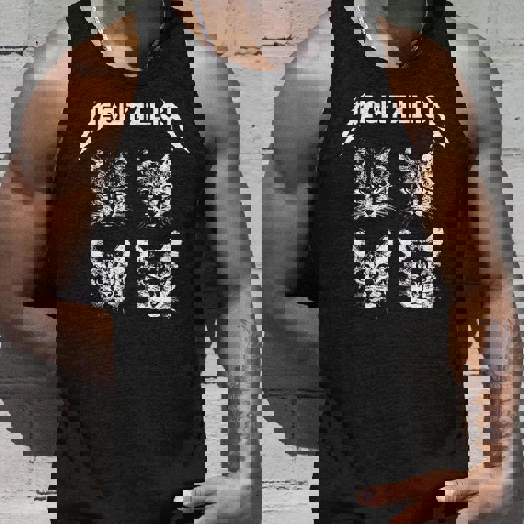 Meowtallica ブラック ホワイト 面白い パロディバンド 猫 子猫 恋人 長袖tシャツ タンクトップ 彼への贈り物