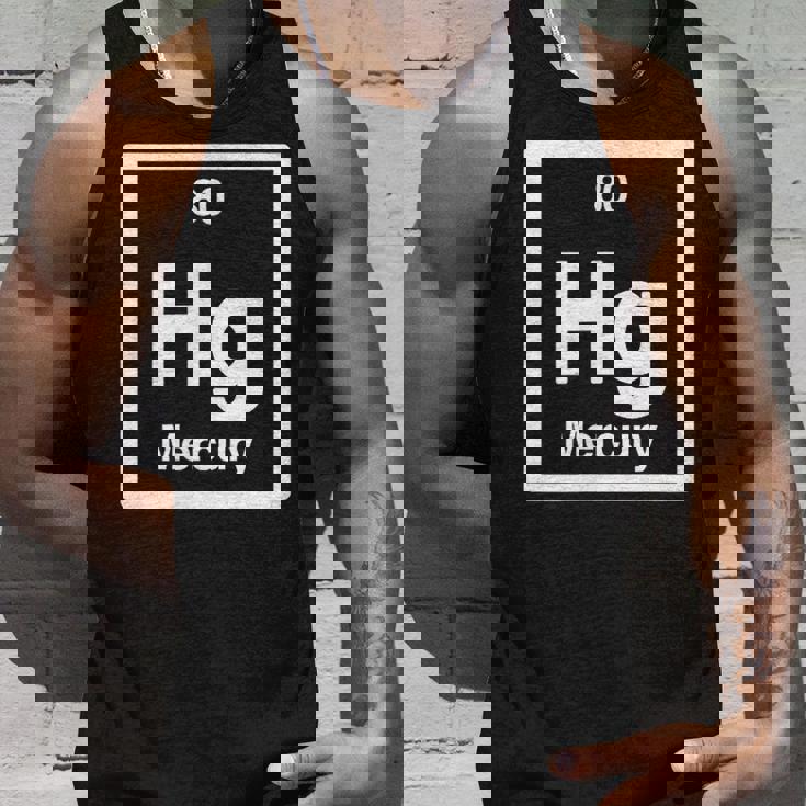 Mercury Hg 元素周期表 サイエンスギフト タンクトップ 彼への贈り物