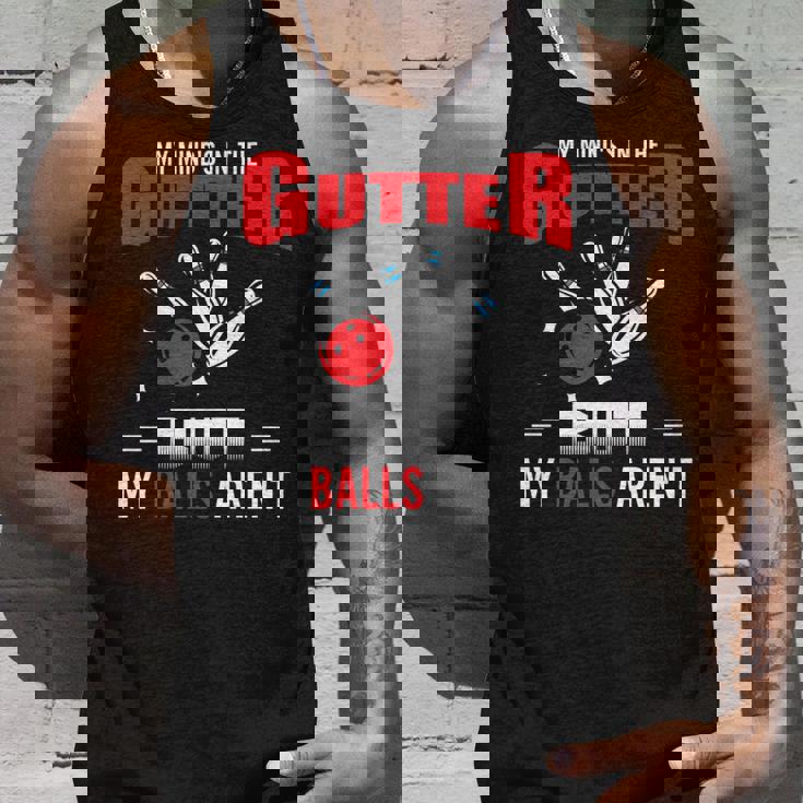 My Mind's In Gutter But Balls Arnot Cool ボーリング 長袖tシャツ タンクトップ 彼への贈り物
