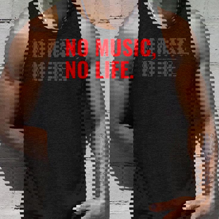 No Music No Life For All Music Lovers メンズレディース タンクトップ 彼への贈り物