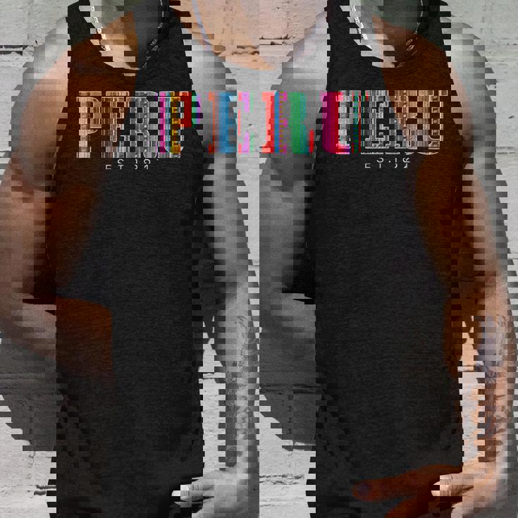 Peru Est 1821 ペルー風 ルーツ プライド ビンテージ ペルー風 タンクトップ 彼への贈り物