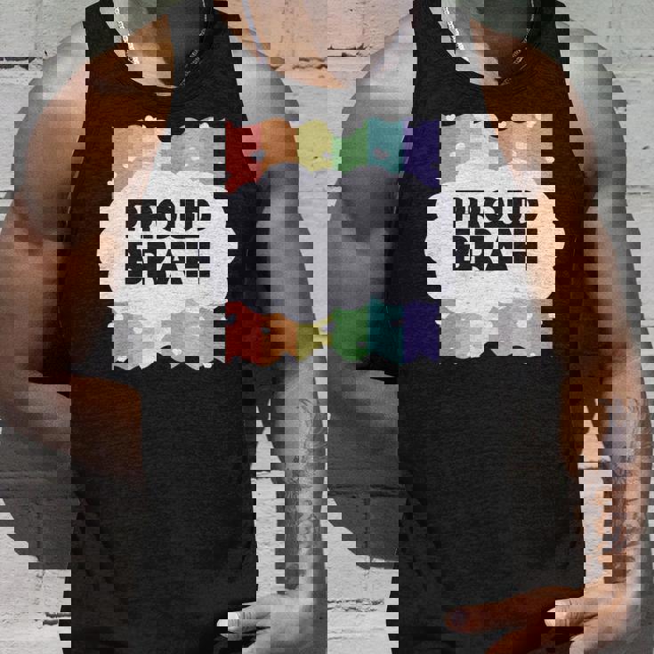 Proud Brah ゲイプライドフラッグ ジェンダー平等 パステルブラ 長袖tシャツ タンクトップ 彼への贈り物