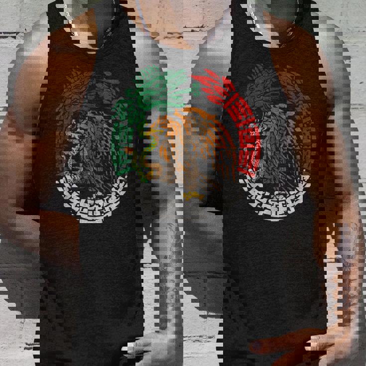 Quetzalcoatl ウロボロス アステカ 羽つき 蛇 メキシコ国旗 タンクトップ 彼への贈り物