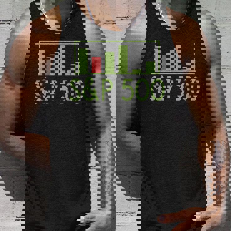 S&P 500 アメリカ株インデックス証券取引知識財務 タンクトップ 彼への贈り物