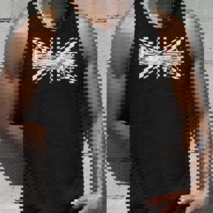 Spitfire Uk Raf Ww2 航空機 飛行機 スーパーマリン タンクトップ 彼への贈り物