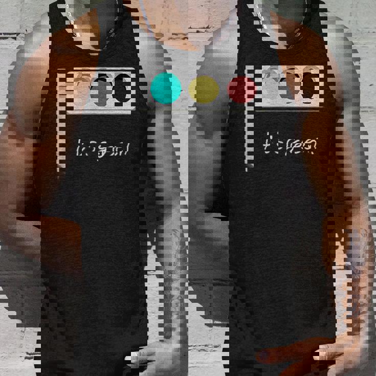 Traffic Light It's Green 信号機 メンズ レディース おしゃれ ユニーク おもしろ タンクトップ 彼への贈り物