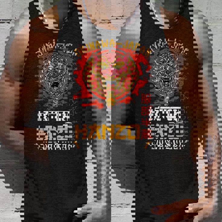 Warrior Warrior 沖縄 日本 はっとり 半蔵 剣と寿司 タンクトップ 彼への贈り物