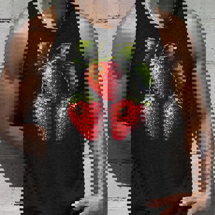いちご フルーツモチーフ カラフル イラスト イチゴ タンクトップ 彼への贈り物