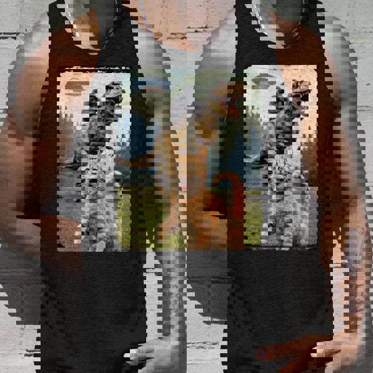 おもしろ猫 ゴリラ 恐竜 Ufo ミーム 不条理なユーモアシーン タンクトップ 彼への贈り物