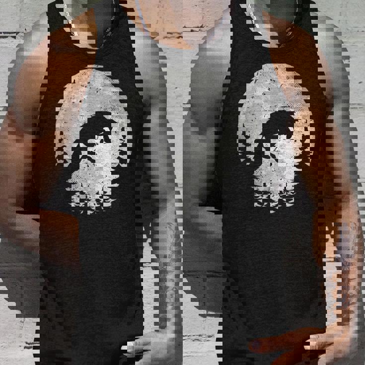 きつね 北海道 ムーンフォックスジャンプ 動物の自然を探している タンクトップ 彼への贈り物