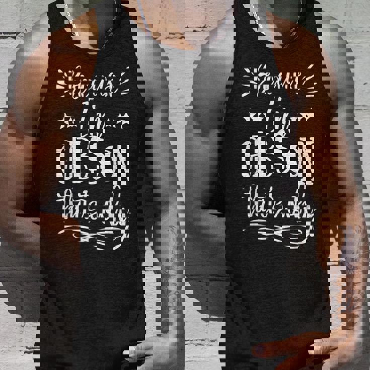 だって私はギブソンだから面白い タンクトップ 彼への贈り物