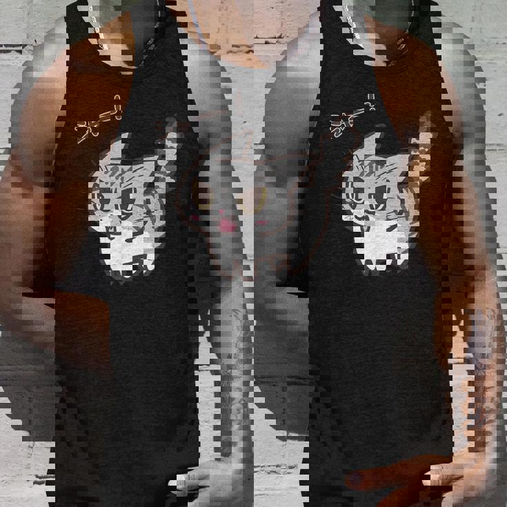 ねこシャーサバトラ白猫ver タンクトップ 彼への贈り物