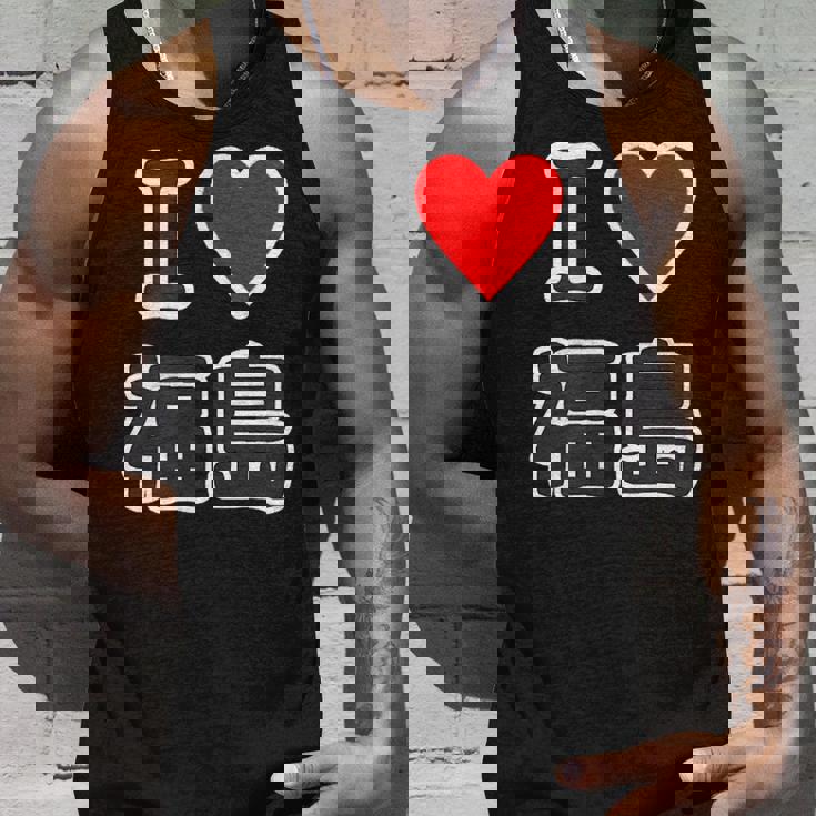 アイラブ・福島（I Love ハート）【47都道府県】Jimo-T ジモティ お土産 旅行 タンクトップ 彼への贈り物