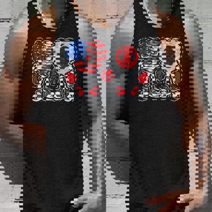 アメリカと日本 ハート フレンドシップ タンクトップ 彼への贈り物