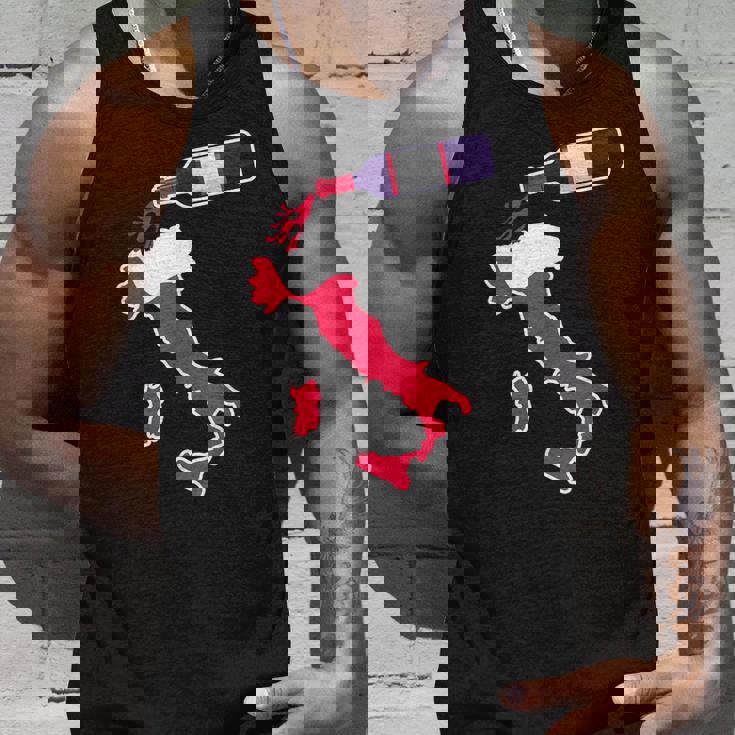 イタリアワインシャツ 地図 イタリアバケーション タンクトップ 彼への贈り物