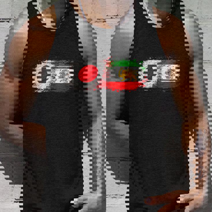 イランと日本一緒、半分日本人、半分イラン人 タンクトップ 彼への贈り物