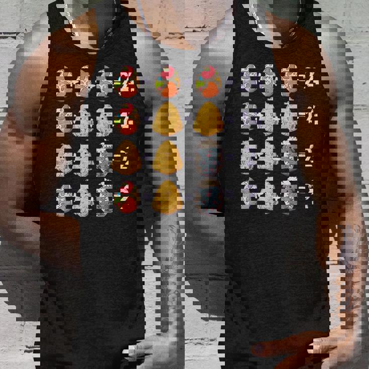 イースター数学教師、数学的数字パズル、イースターエッグ タンクトップ 彼への贈り物