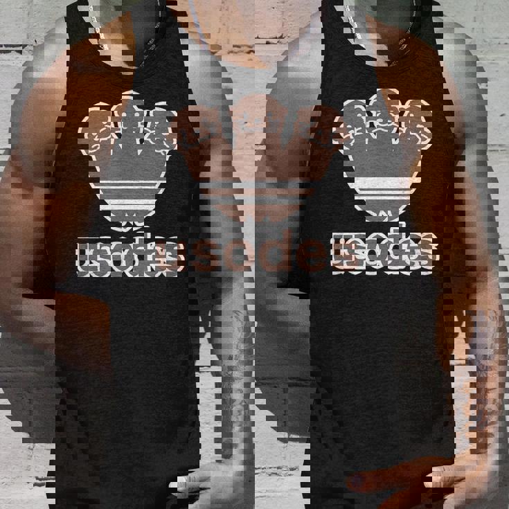 ウソデス Usodes かわうそです。《ブラウン 茶》コツメカワウソ かわいい ブランド パロディ 面白い タンクトップ 彼への贈り物