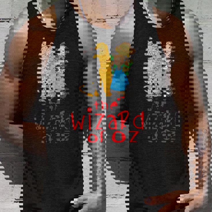 オズの魔法使い ヴィンテージ ファンタジー ドロシー ブリキの男 かかしライオン タンクトップ 彼への贈り物