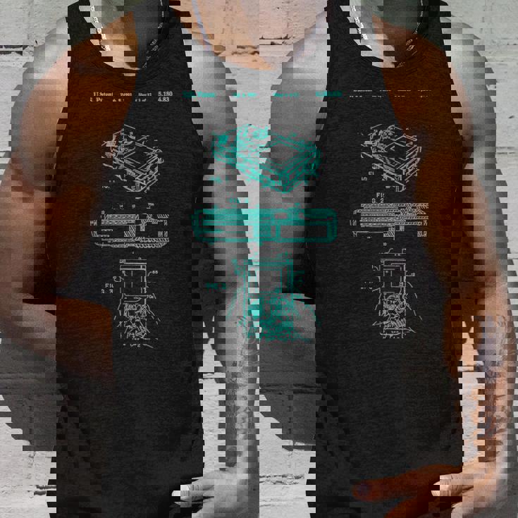 オタクレトロハンドヘルドビデオゲーム特許90年代ゲーマーオタク タンクトップ 彼への贈り物