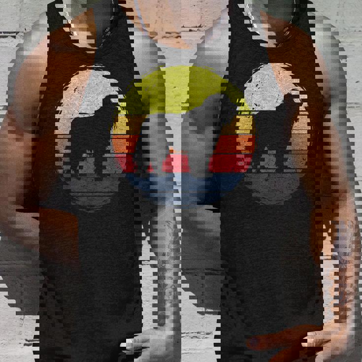 オールドイングリッシュシープドッグドッグレトロデザイン タンクトップ 彼への贈り物