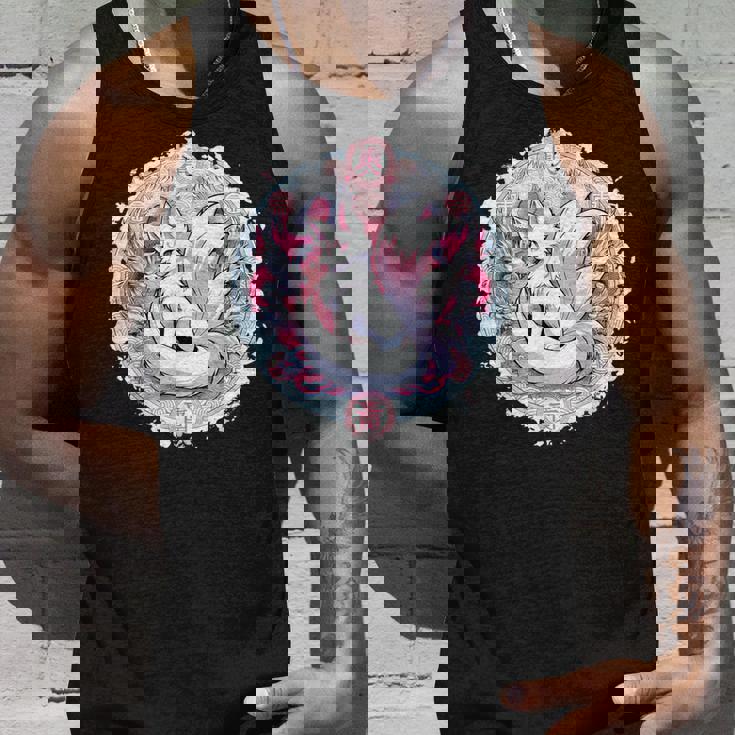 キツネ かわいい コスチューム 九尾狐 ドラゴンズ タンクトップ 彼への贈り物