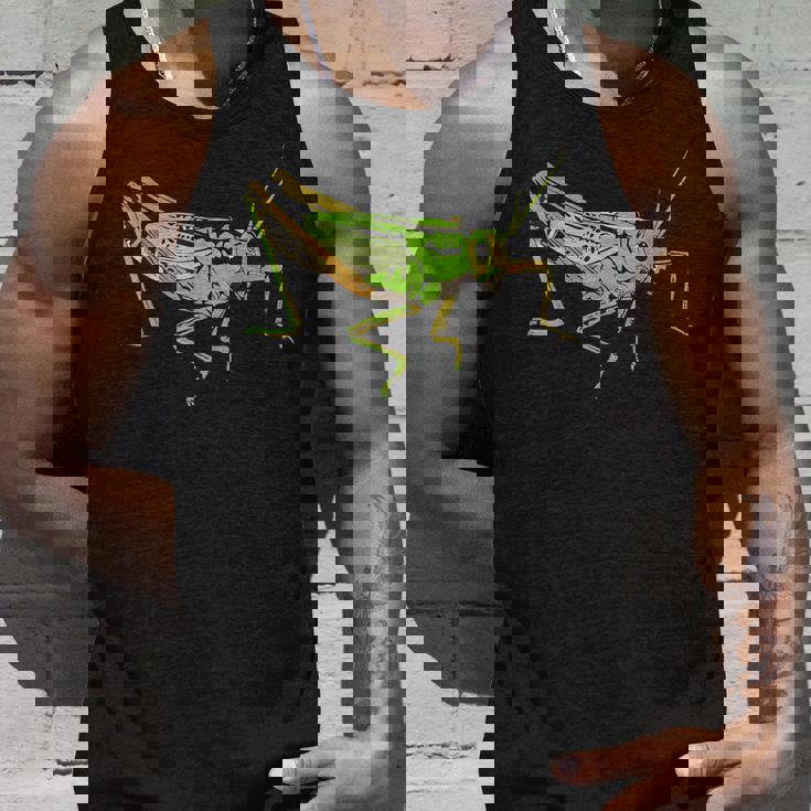 キリギリス アート デザイン イラスト イナゴ キリギリス タンクトップ 彼への贈り物