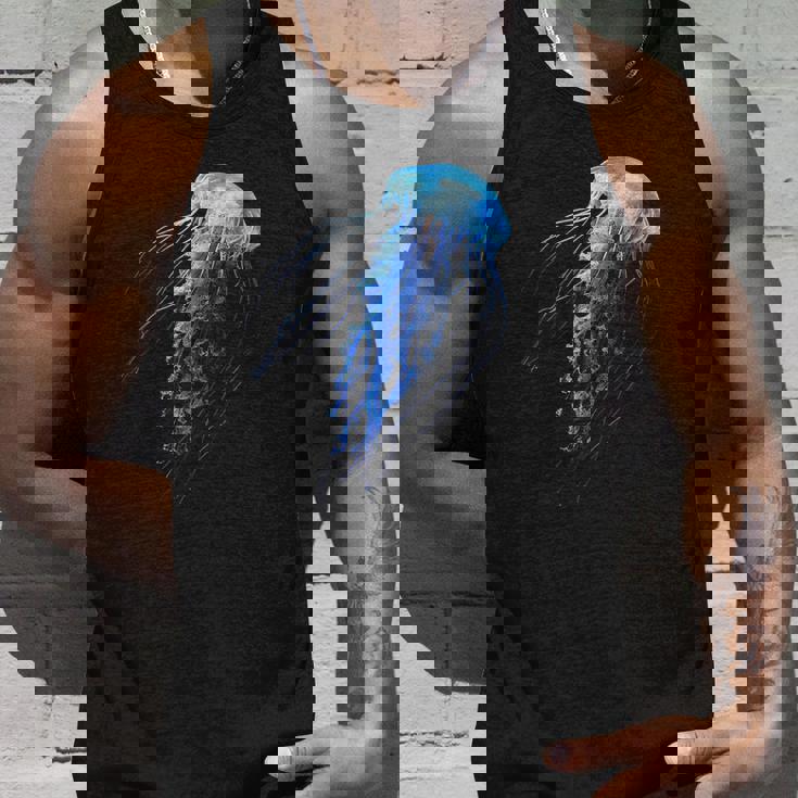 クラゲ 動物 動物園 アート クラゲ タンクトップ 彼への贈り物