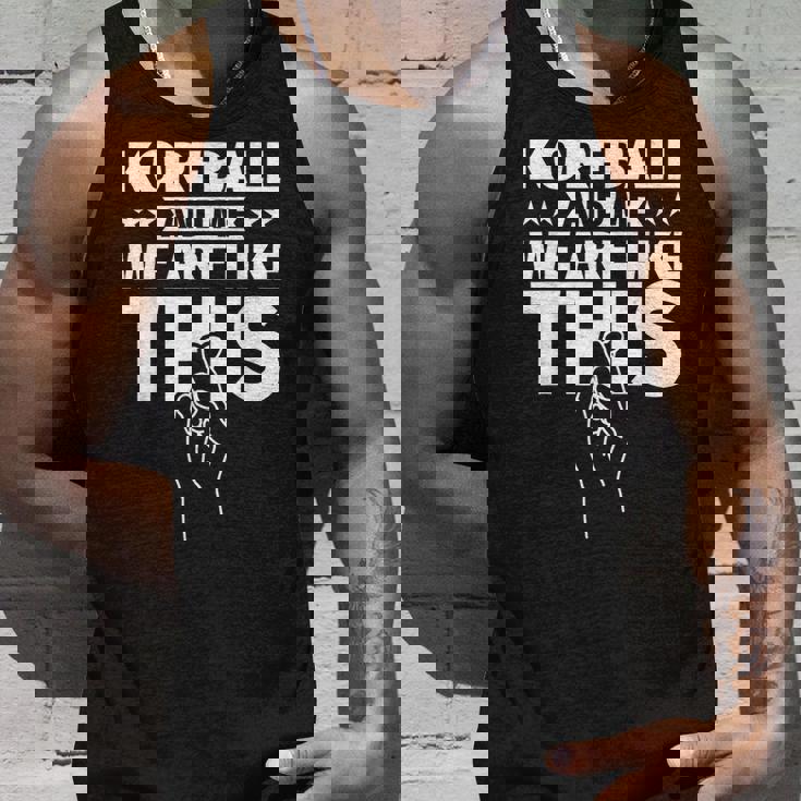 コーフボールと私、こんな感じです タンクトップ 彼への贈り物