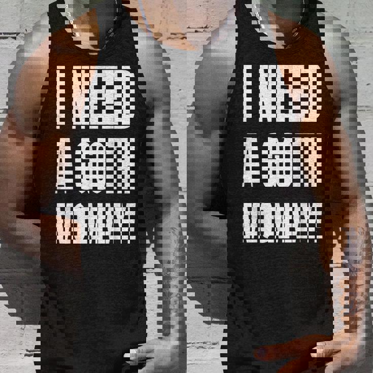 ゴスマミーが必要おもしろいゴシック・マザー・ラバー タンクトップ 彼への贈り物