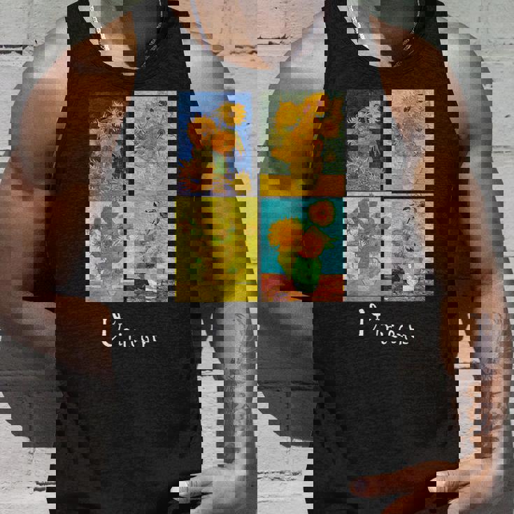 ゴッホの有名な芸術絵画 ひまわりvan Gogh タンクトップ 彼への贈り物