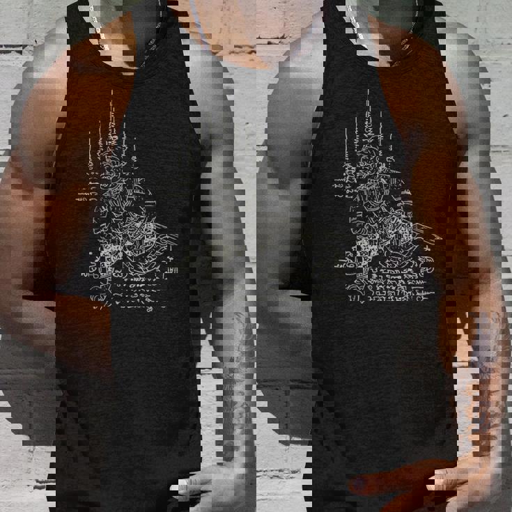 サックヤントタイタトゥーハヌマーン神話ヤントラタイギフト タンクトップ 彼への贈り物