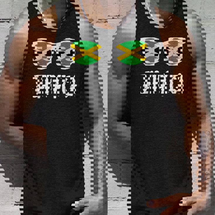 サングラス フラッグ ジャマイカ ジャマイカ 生まれ タンクトップ 彼への贈り物