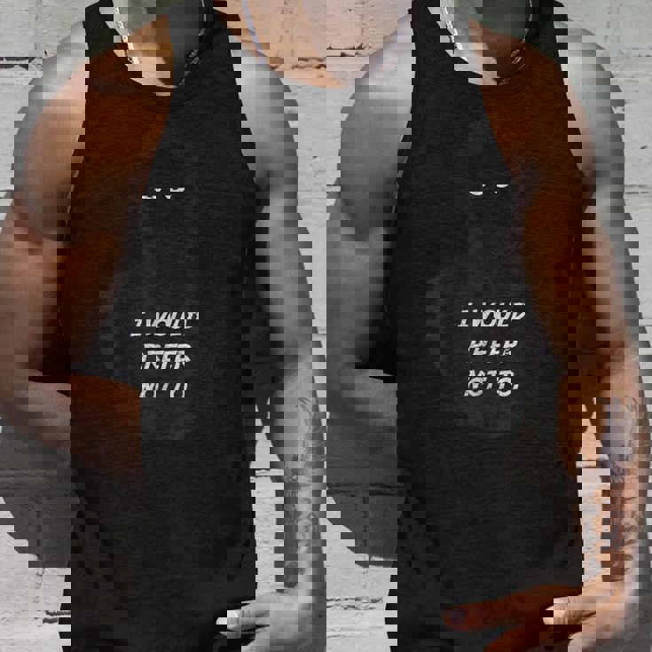 シャツは着たくない-ヴィンテージ・フィロソフィー・バートルビー タンクトップ 彼への贈り物