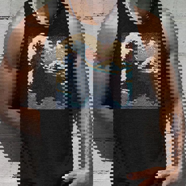 シュールレアリズム 日本画 ニューファンドランド 犬 タンクトップ 彼への贈り物