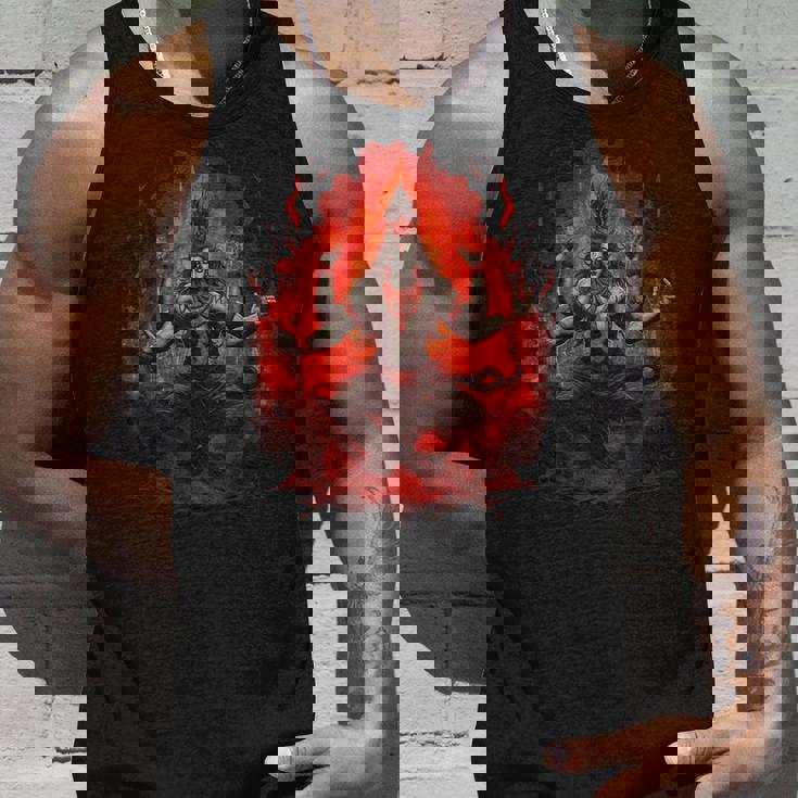 シヴァ神 破壊者 火の瞑想 ヒンドゥー教の神 ヒンドゥー教 タンクトップ 彼への贈り物