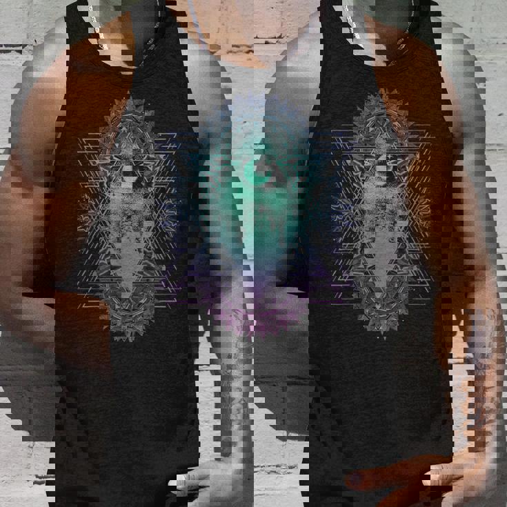 スピリチュアルと密教のマジカルサイケデリックマンダラ タンクトップ 彼への贈り物