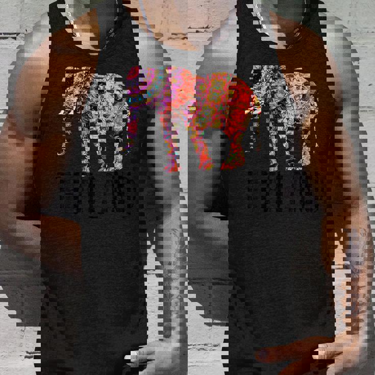 タイ象のお土産シャツ タンクトップ 彼への贈り物