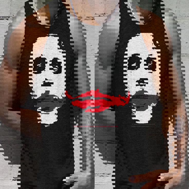 ダークナイトジョーカーの顔 ミニマリスト 象徴的なイメージ タンクトップ 彼への贈り物