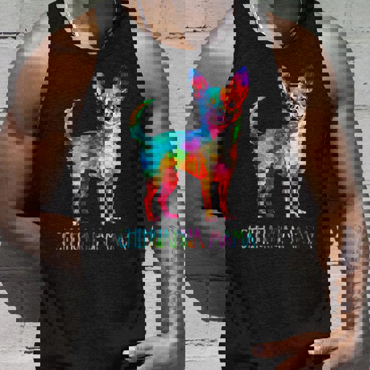 チワワ ママ 水彩画 芸術的 犬 恋人 ティーカップ タンクトップ 彼への贈り物