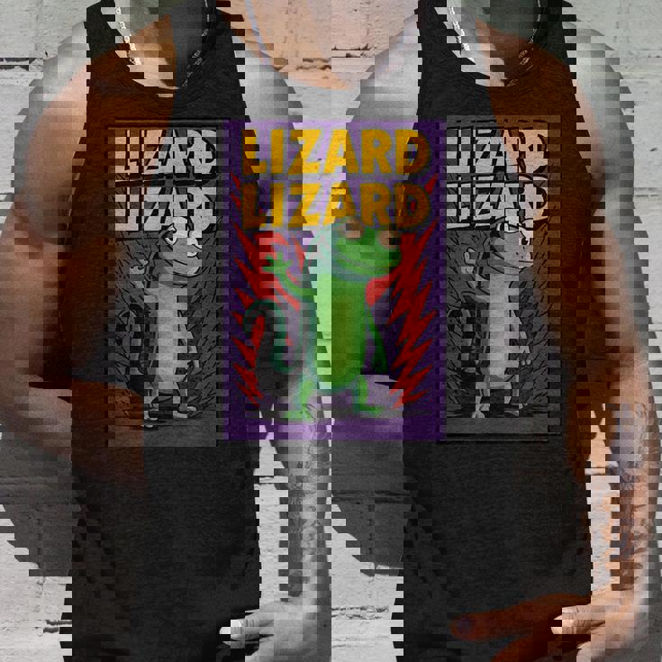 トカゲトカゲミームコミックポスター タンクトップ 彼への贈り物