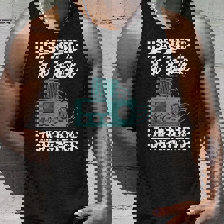 トークハム ラジオオペレーターアマチュア無線 ハム無線機許諾済 タンクトップ 彼への贈り物