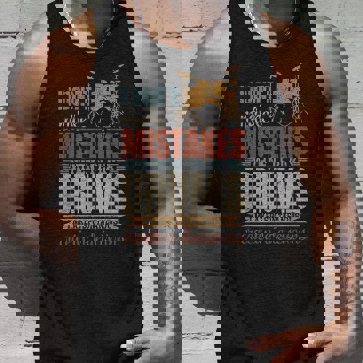 ドラムを弾いても間違えないかっこいいドラムセットラバー タンクトップ 彼への贈り物