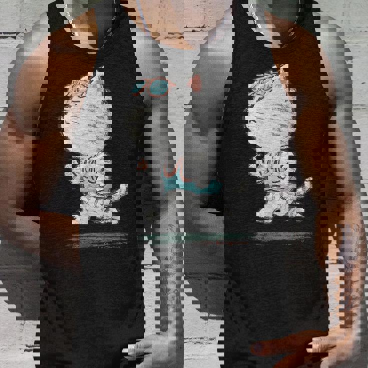 ネコ ねこ ランニング 子猫 ペット おもしろ 動物 ランナー イラスト タンクトップ 彼への贈り物