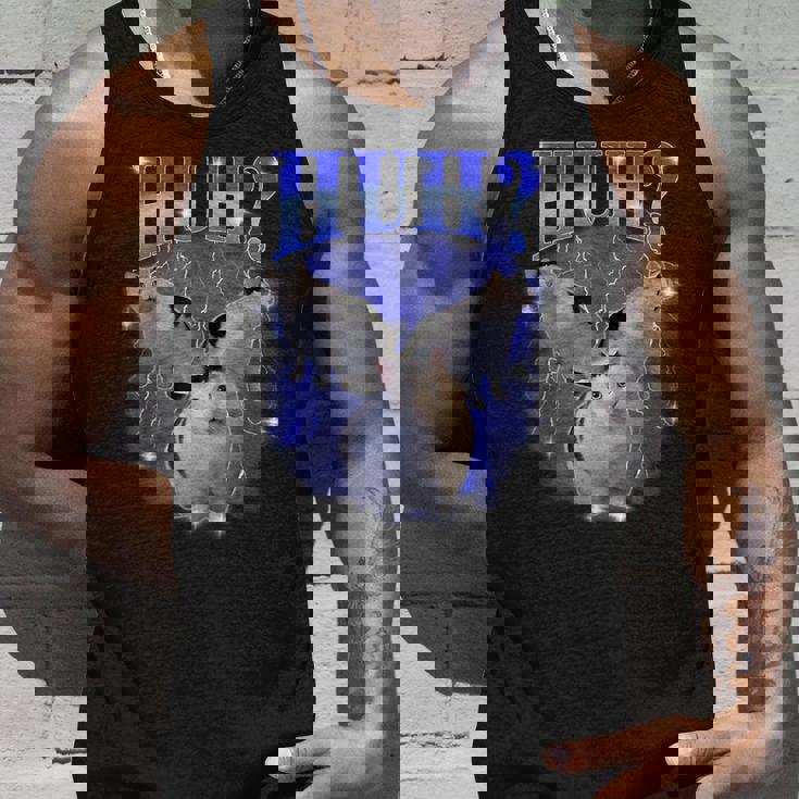 ハグ・バリー・キャット・ミーム面白い奇妙な海賊版特有のダンク・ミーム タンクトップ 彼への贈り物