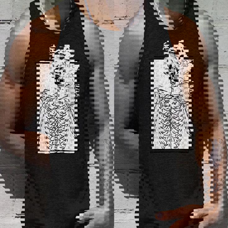 ハロウィーン コーヒー ドリンク スケルトン コーヒースカル タンクトップ 彼への贈り物